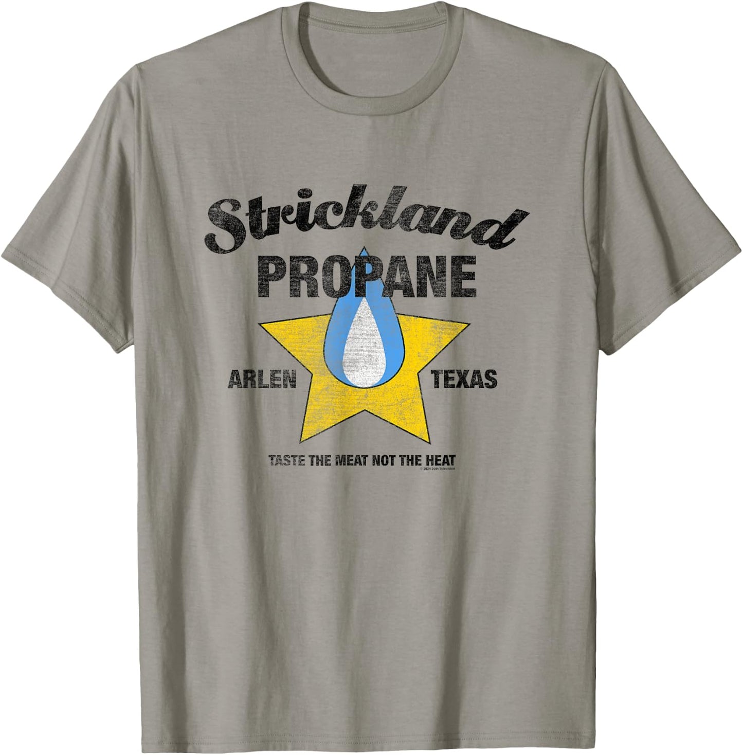 King Of The Hill Strickland Propane Arlen Texas Retro Logo T-Shirt - T-Shirt | Sand