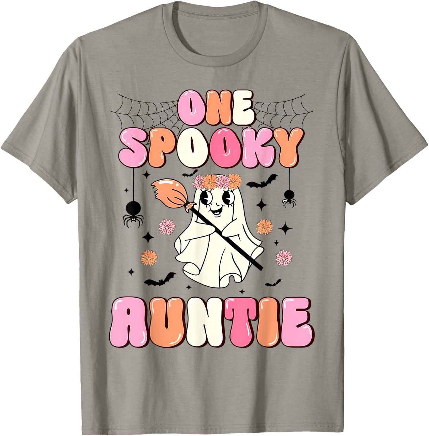 One Spooky Auntie, Spooky Halloween, Spooky Aunt T-Shirt - T-Shirt | Sand