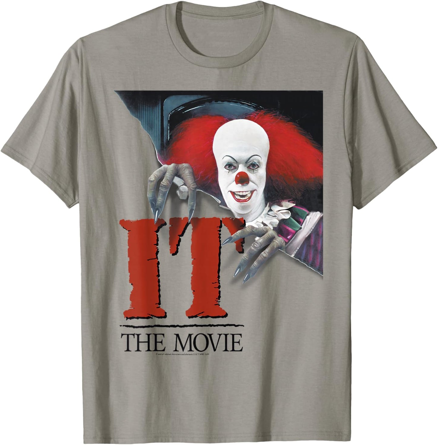 It Miniseries Pennywise Poster Logo T-Shirt - T-Shirt | Sand