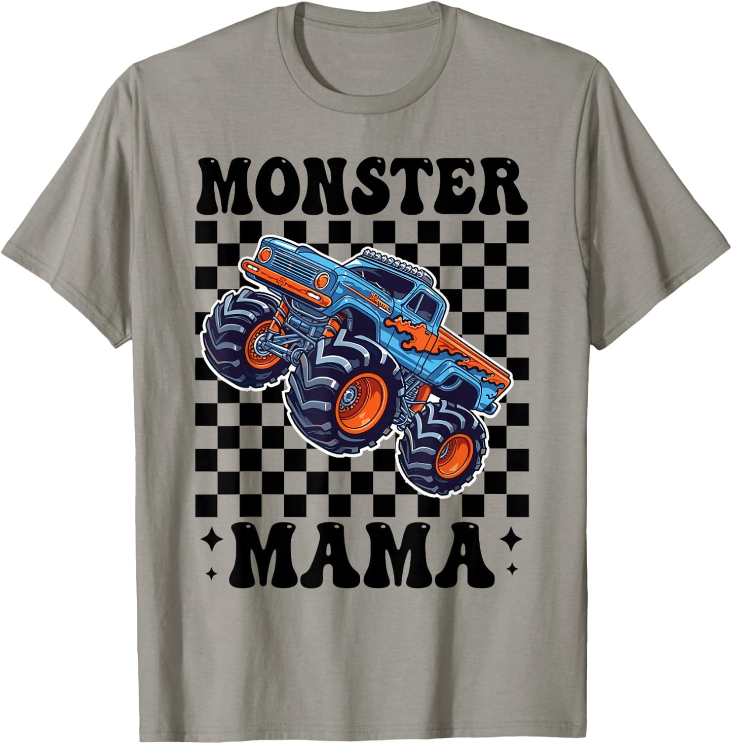 Monster Truck Mama Mom Monster Truck Lovers T-Shirt - T-Shirt | Sand