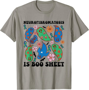 Neurofibromatosis Awareness Halloween Ghosts Sped Teacher T-Shirt - T-Shirt | Sand