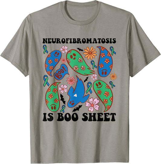 Neurofibromatosis Awareness Halloween Ghosts Sped Teacher T-Shirt - T-Shirt | Sand