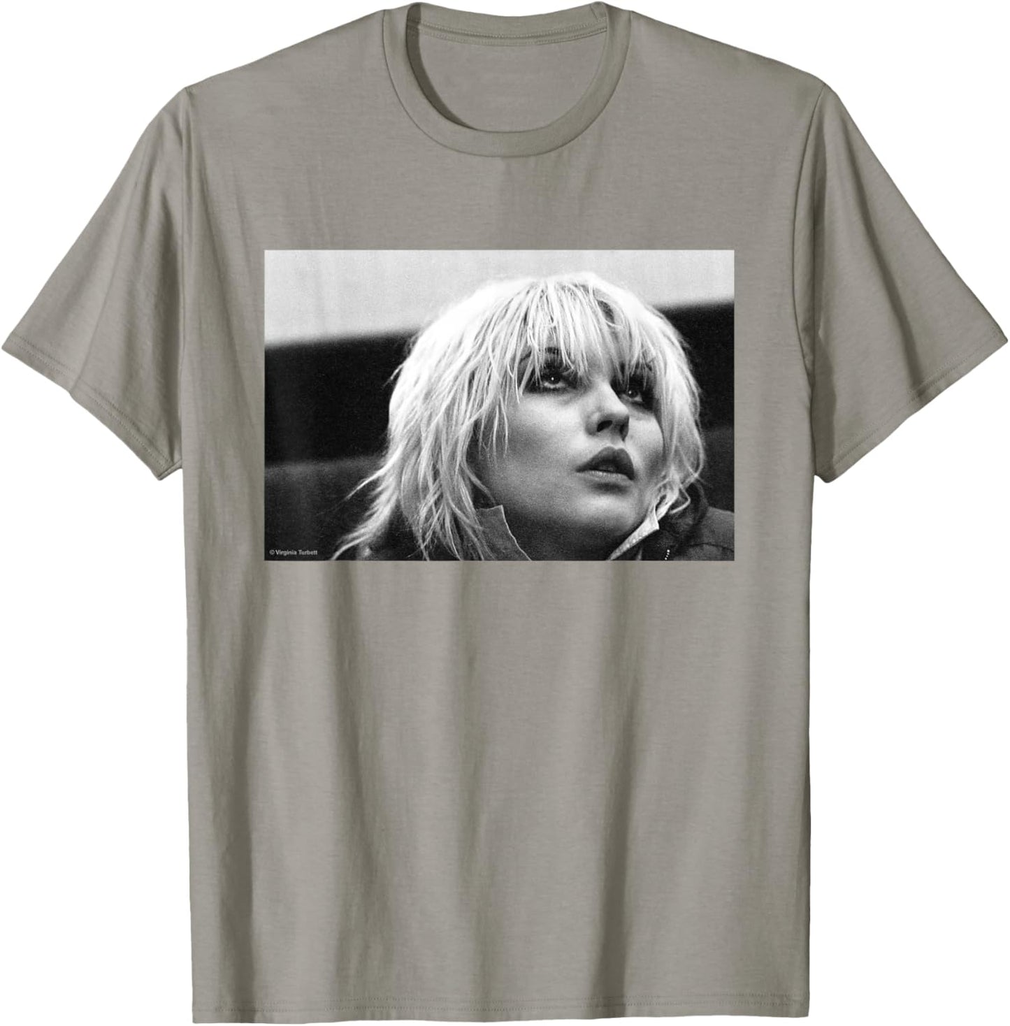 Blondie Singer Debbie Harry by Virginia Turbett T-Shirt - T-Shirt | Sand