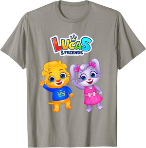 Friendship and Fun | Lucas & Friends By RV AppStudios T-Shirt - T-Shirt | Sand