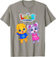 Friendship and Fun | Lucas & Friends By RV AppStudios T-Shirt - T-Shirt | Sand