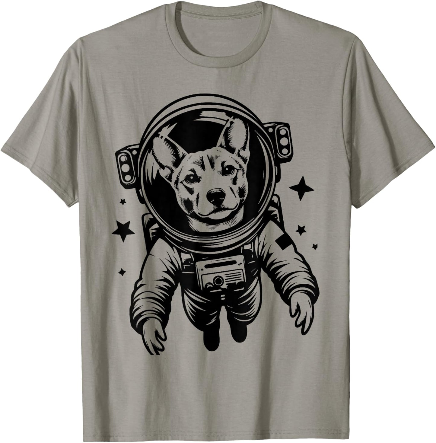Dog Dad Mom Space - Astronaut Basenji Women T-Shirt - T-Shirt | Sand