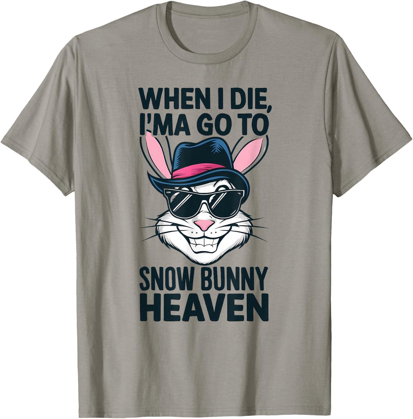Lounge King Clothing Snow Bunny Heaven T-Shirt - T-Shirt | Sand