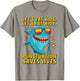 Let's Eat Kids Punctuation Saves Lives Grammar Shark T-Shirt - T-Shirt | Sand