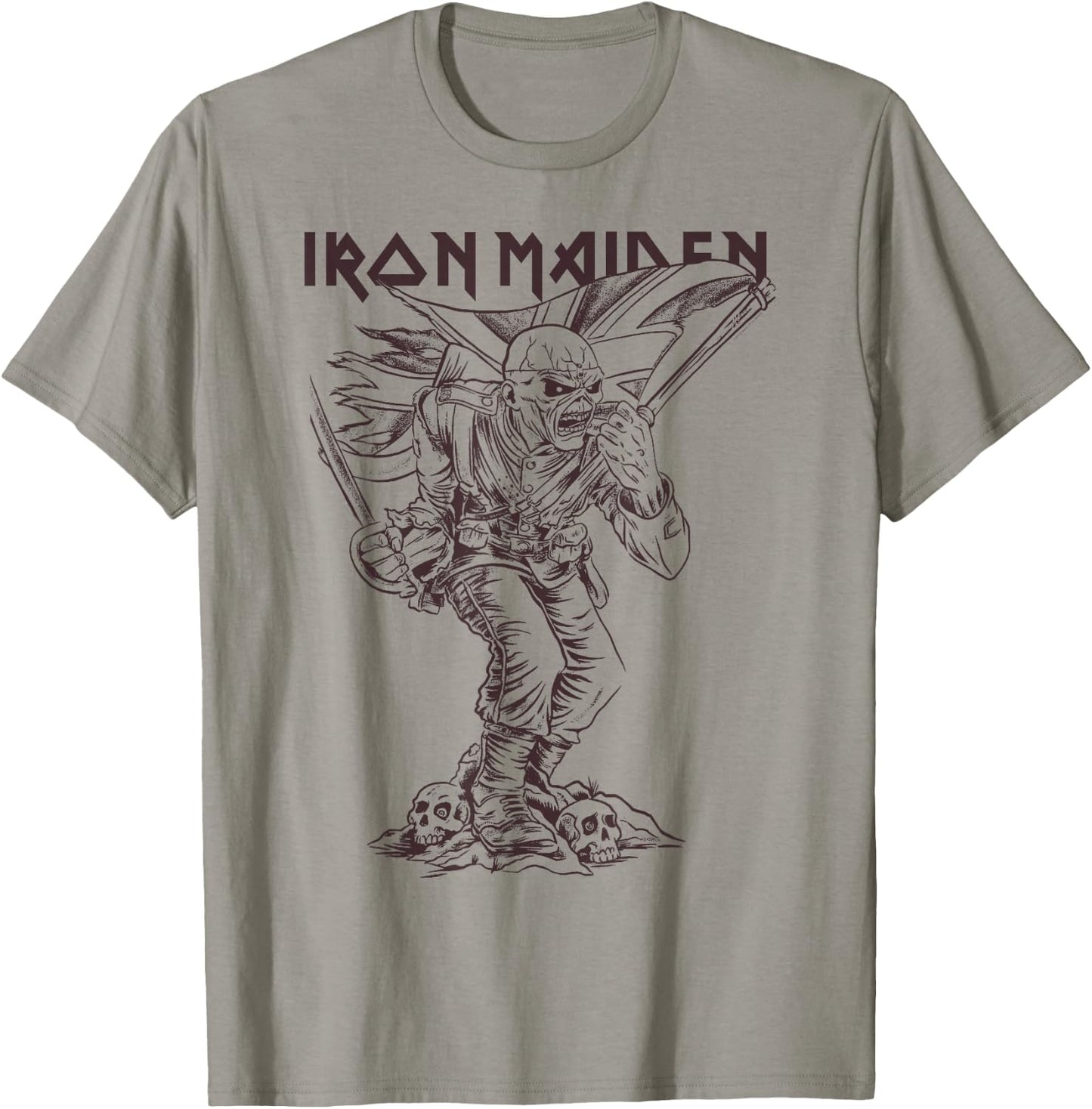 Iron Maiden - Piece of Mind Graphic Novel Trooper Red T-Shirt - T-Shirt | Sand