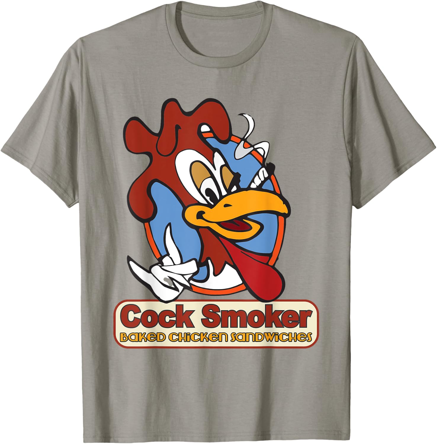 Kevin Smith Jay & Silent Bob Reboot Cock Smoker Logo T-Shirt - T-Shirt | Sand