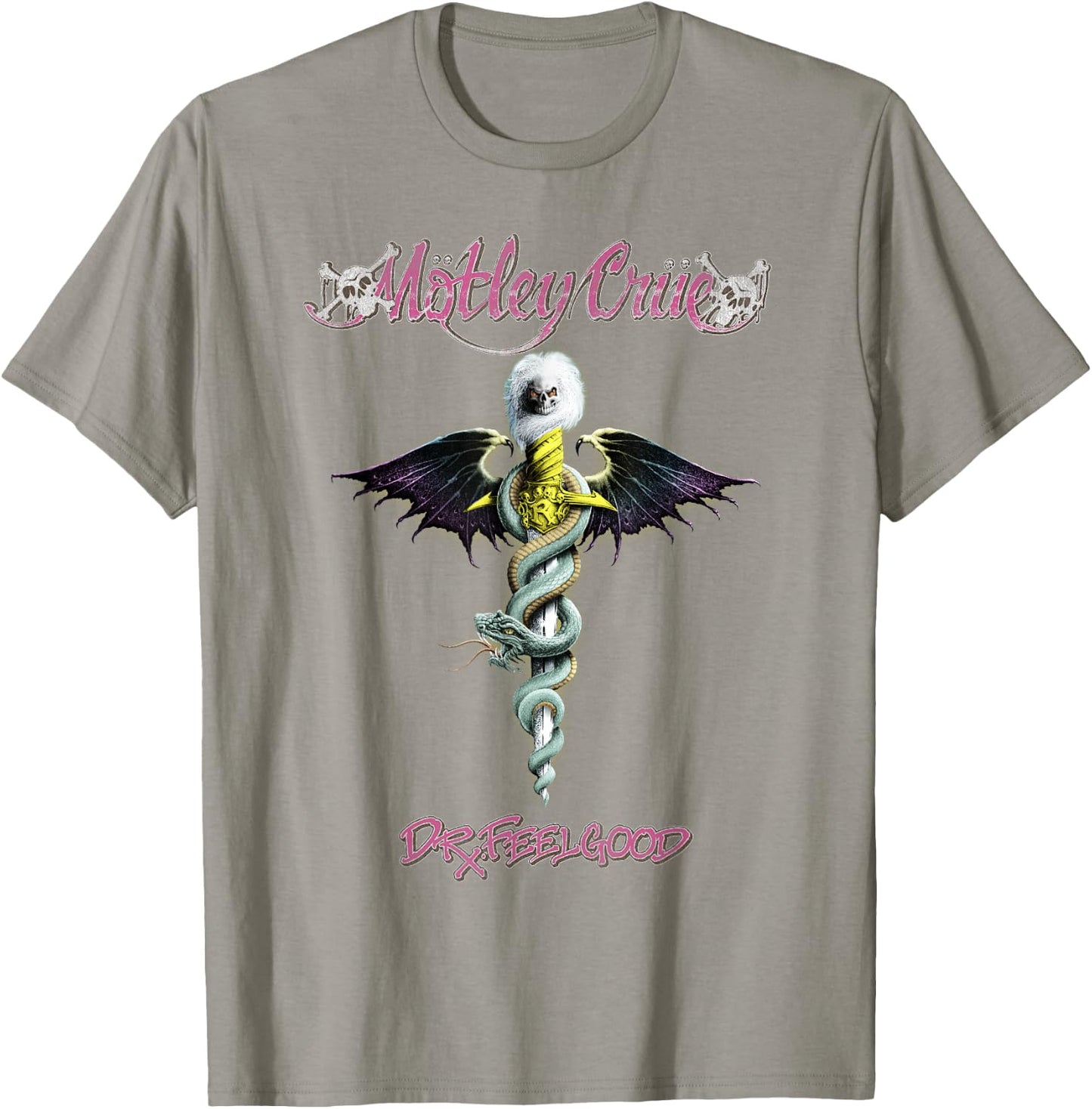 Mötley Crüe – Feelgood On White T-Shirt - T-Shirt | Sand