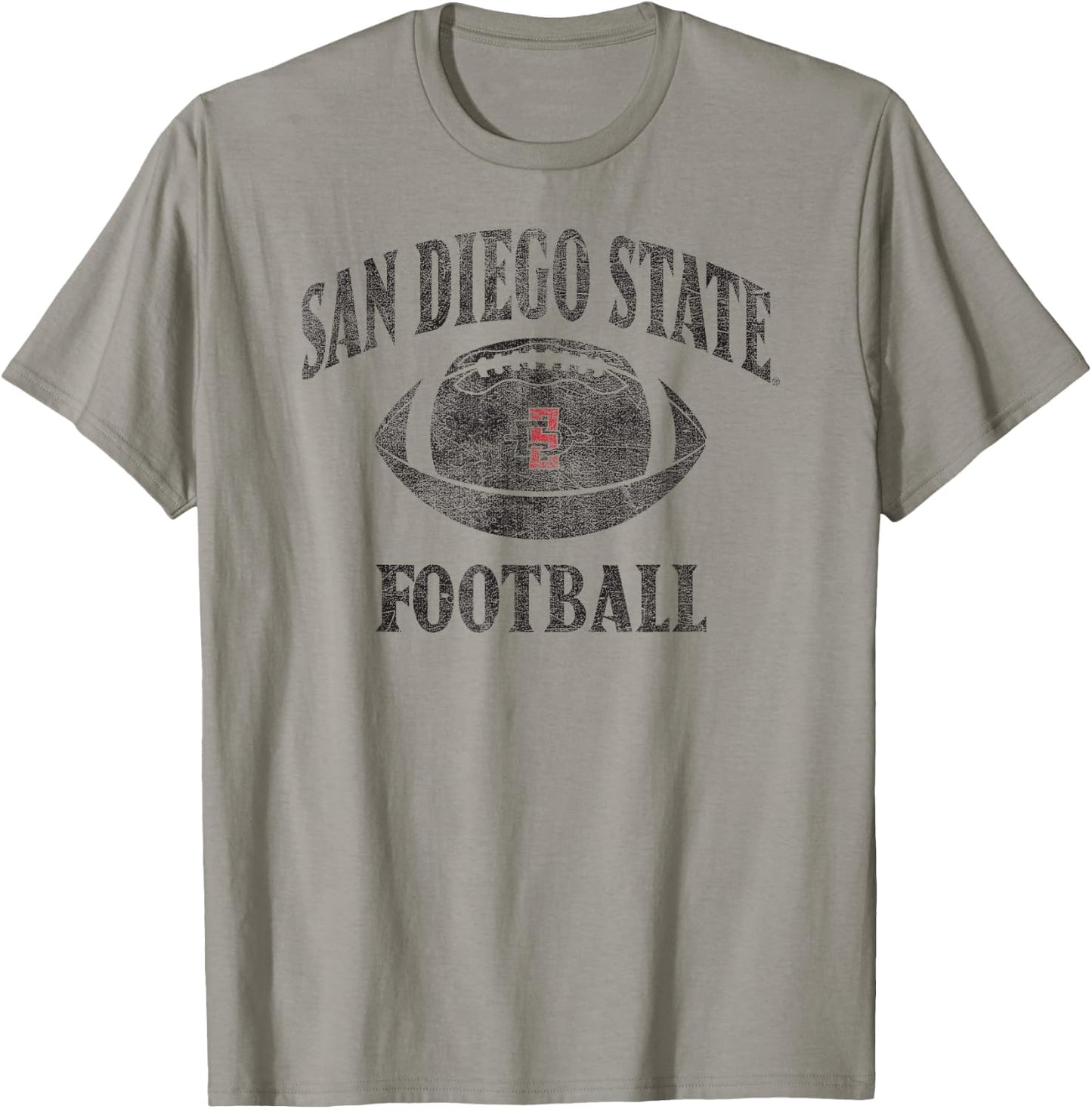 San Diego State Aztecs Football Intensity White T-Shirt - T-Shirt | Sand