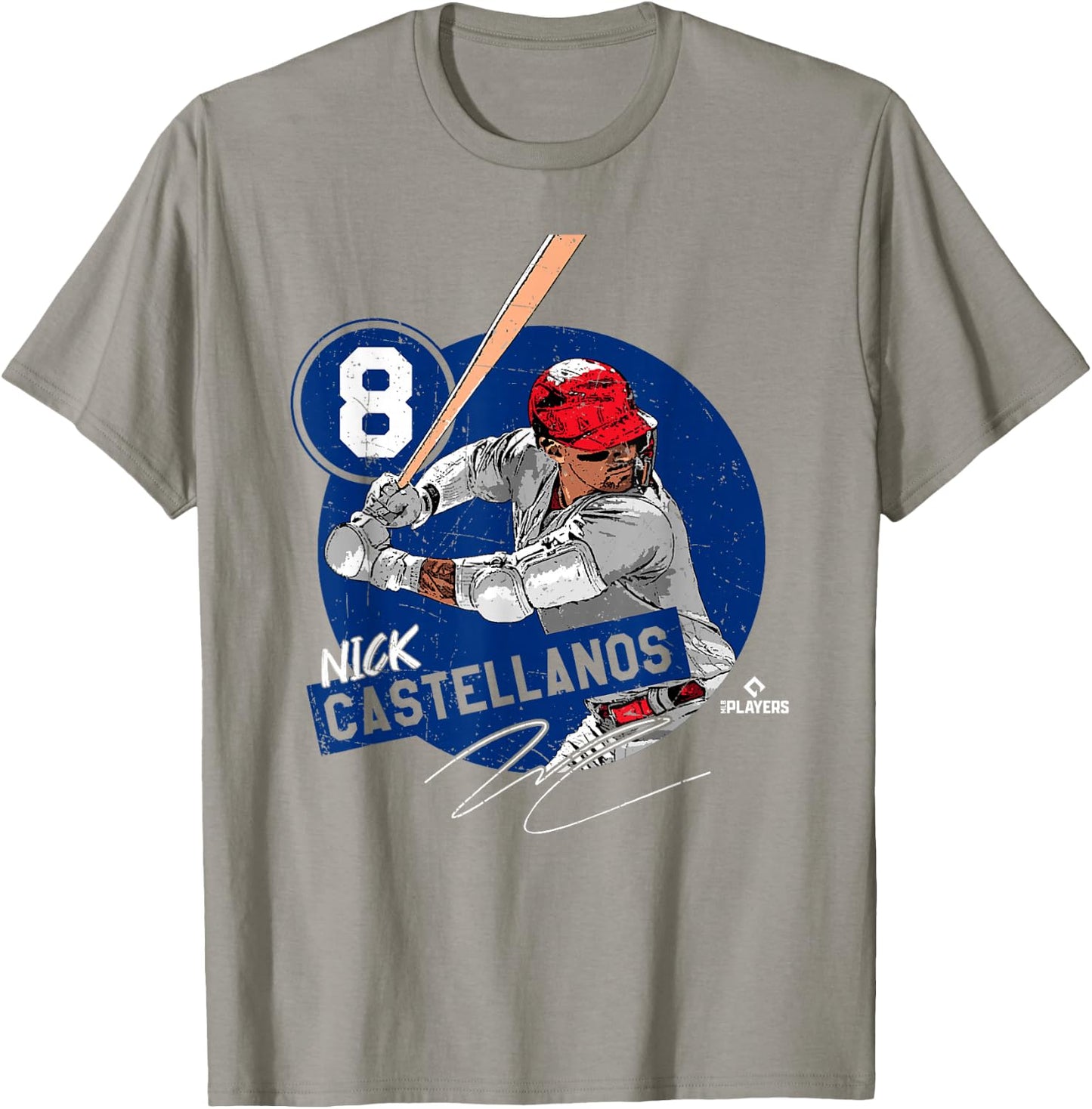Nick Castellanos | Philadelphia MLB Players | MLBCAS4017 - S T-Shirt - T-Shirt | Sand