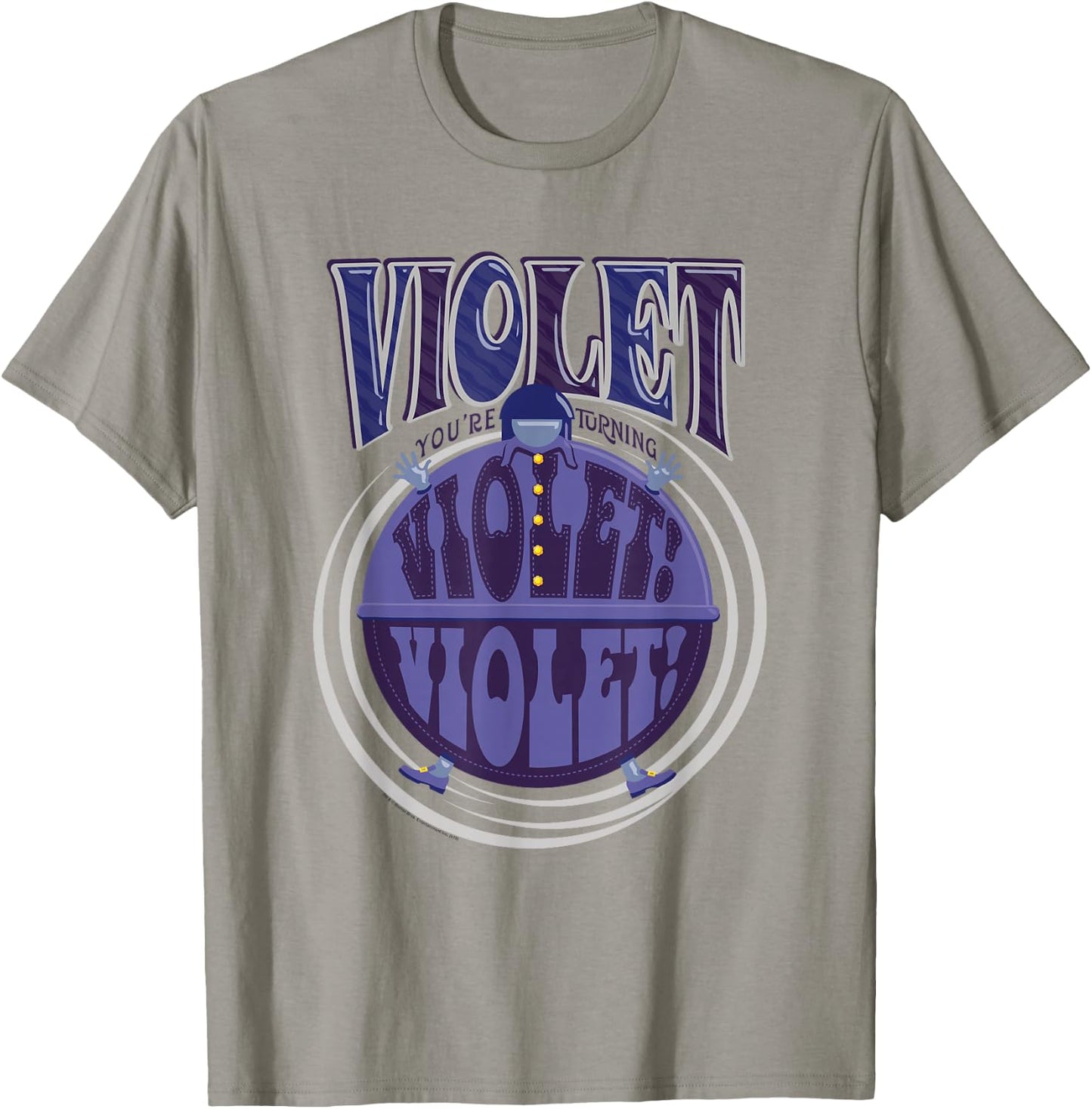 Willy Wonka & the Chocolate Factory Violet Logo T-Shirt - T-Shirt | Sand