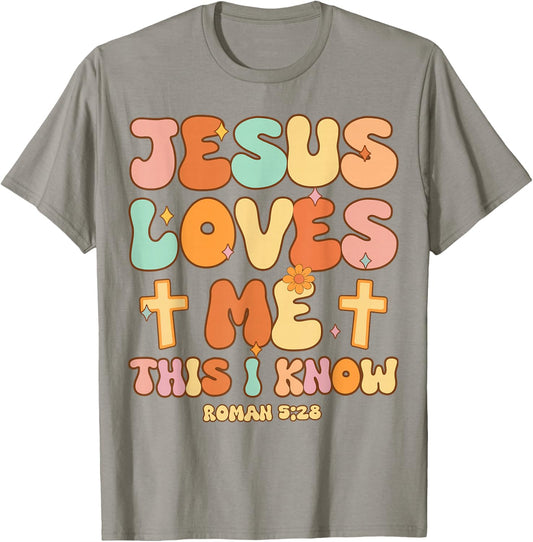 Girls Jesus Love Me This I Know Christian I You Love Toddler T-Shirt - T-Shirt | Sand