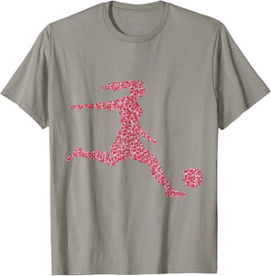 Football Girl's Football, Football, Footballer, Women T-Shirt - T-Shirt | Sand
