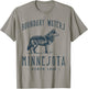 Boundary Waters. Wolf Outdoor Wildlife T-Shirt - T-Shirt | Sand