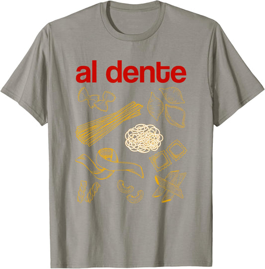 Al Dente Pasta Italian T-Shirt - T-Shirt | Sand