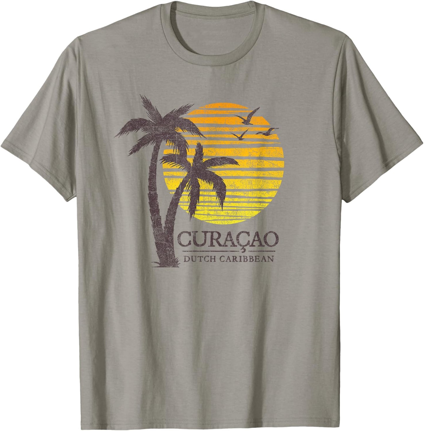 Curacao Dutch Antilles Beach Sunset Souvenir T-Shirt - T-Shirt | Sand