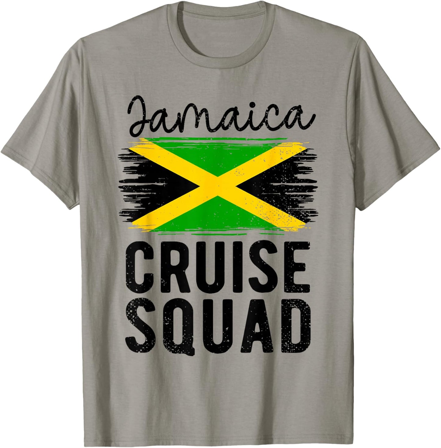 Jamaica Cruise Squad 2025 Jamaican Family Matching Cruise T-Shirt - T-Shirt | Sand
