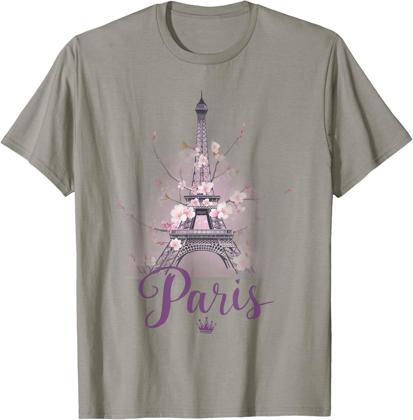 Paris Eiffel Tower the sign of Love France Parisian Home T-Shirt - T-Shirt | Sand