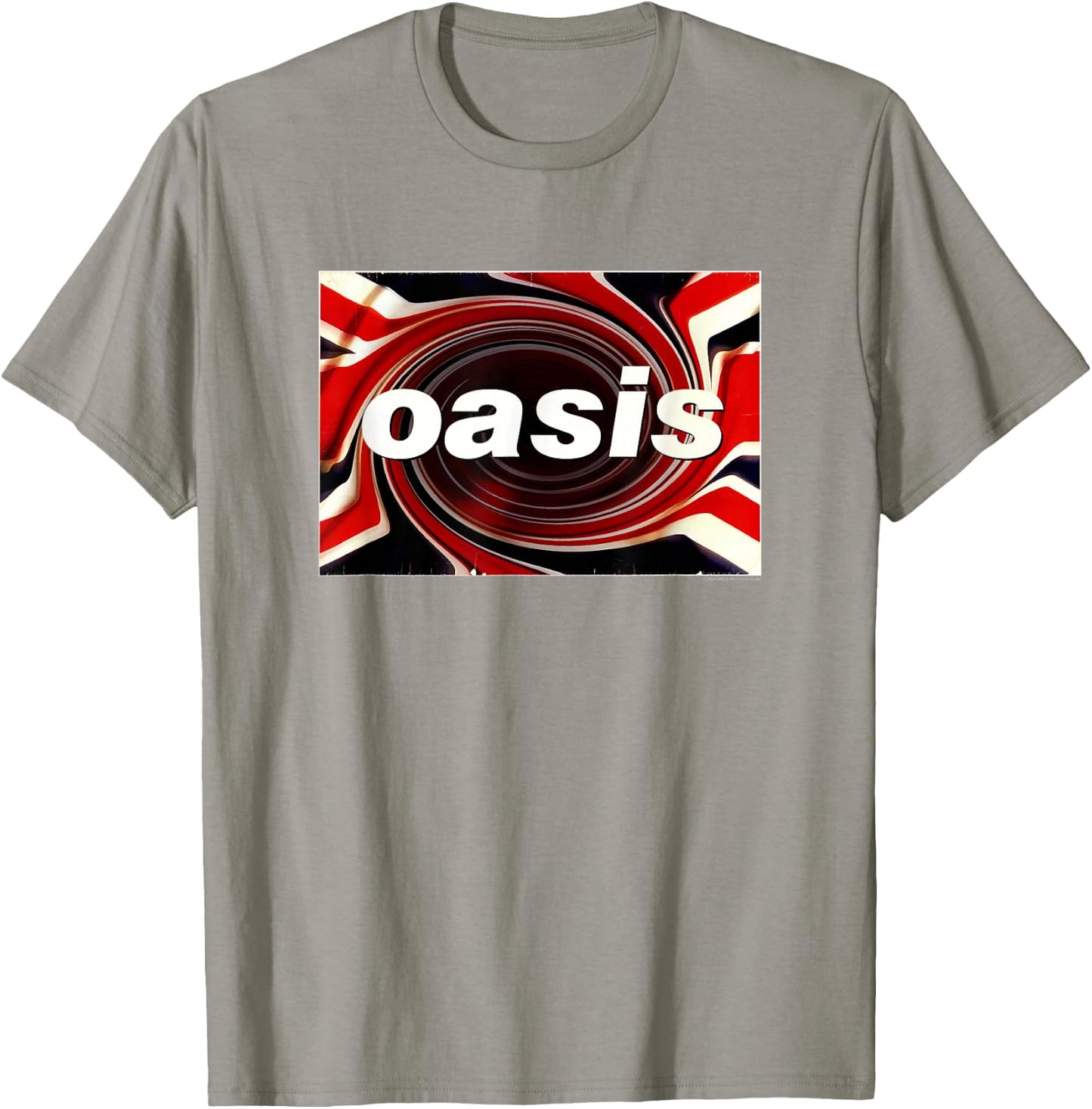 Oasis – Union Jack Logo T-Shirt - T-Shirt | Sand