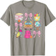 Coquette School Back To School Pink Bow Teacher Students T-Shirt - T-Shirt | Sand