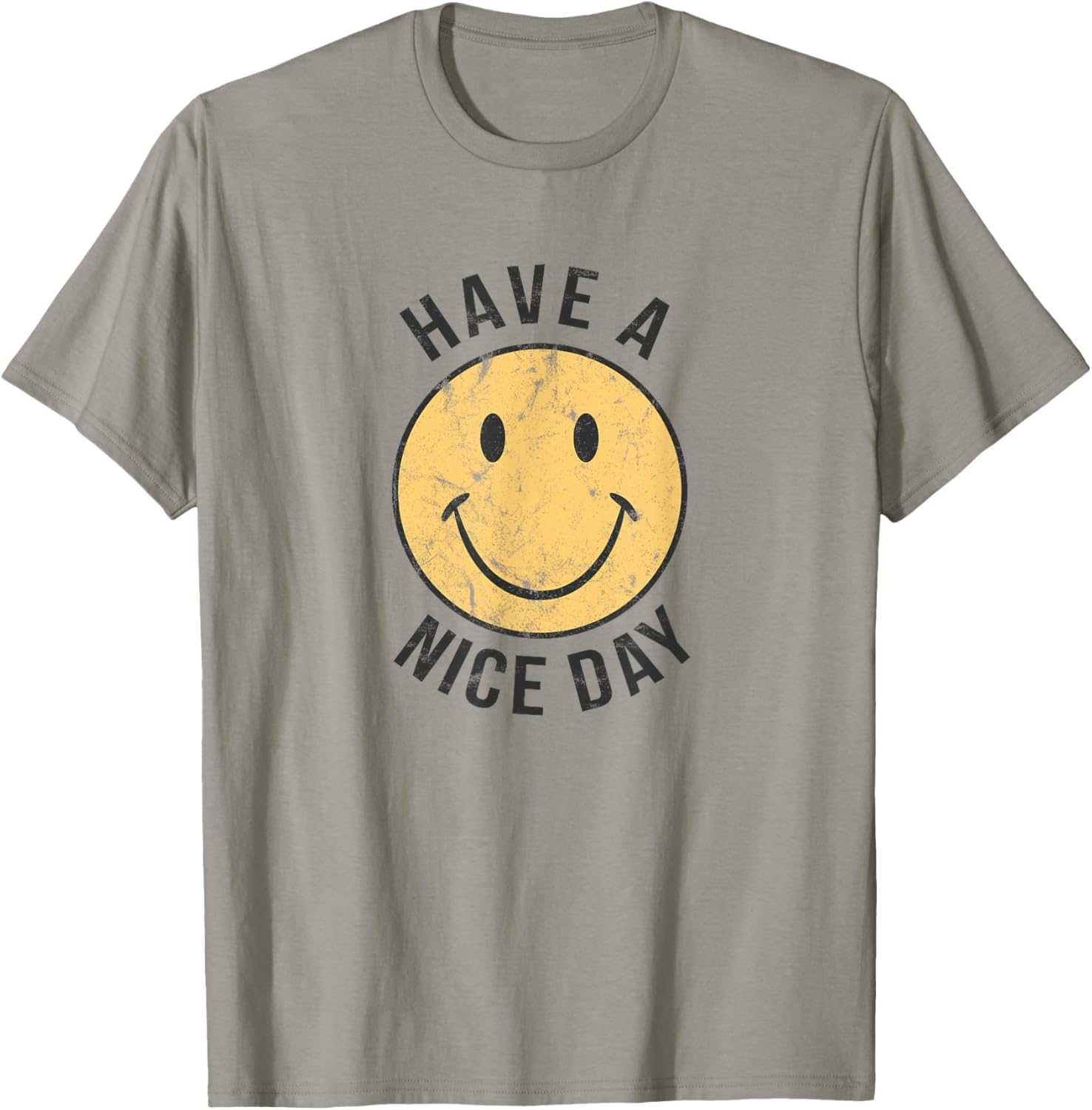 70's Retro T Shirt | Have a Nice Day Shirt | Happy Face T-Shirt - T-Shirt | Sand