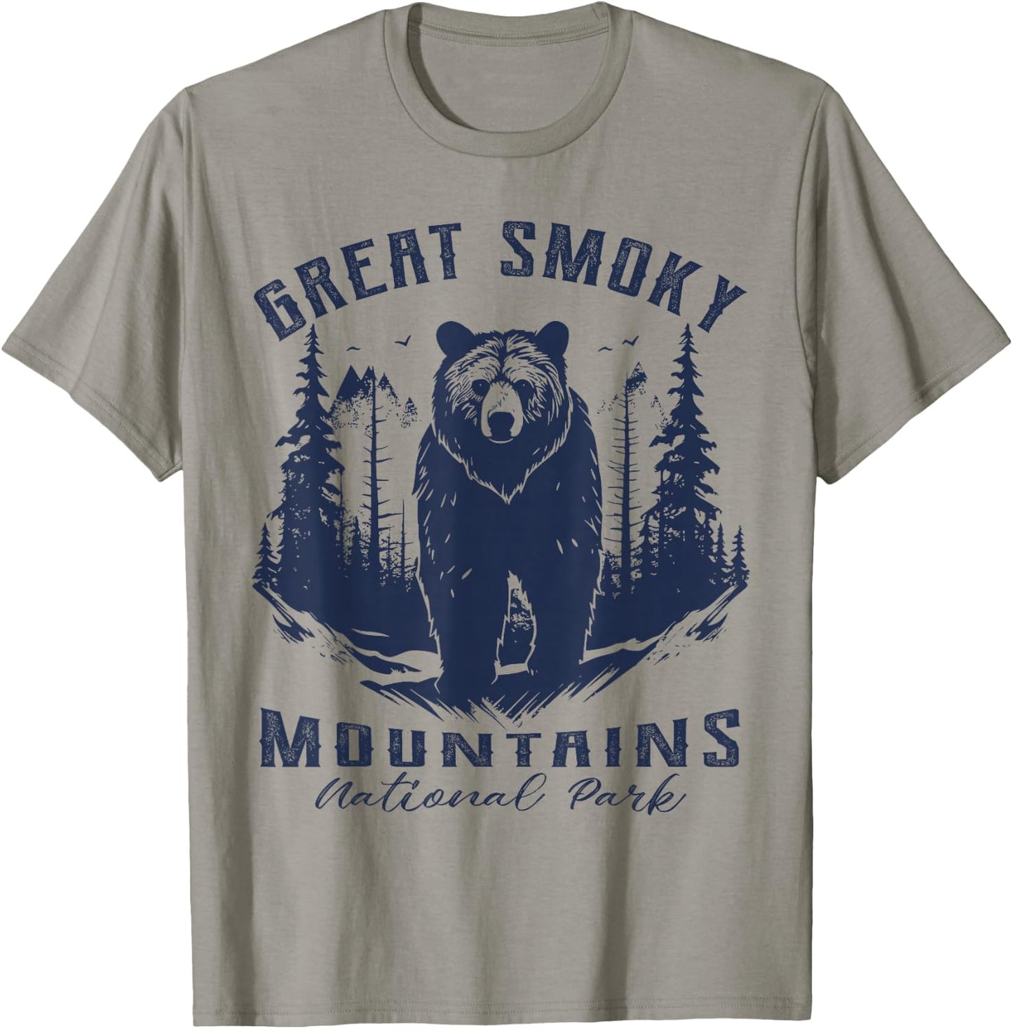 Vintage Great Smoky Mountains National Park kids Hiking T-Shirt - T-Shirt | Sand