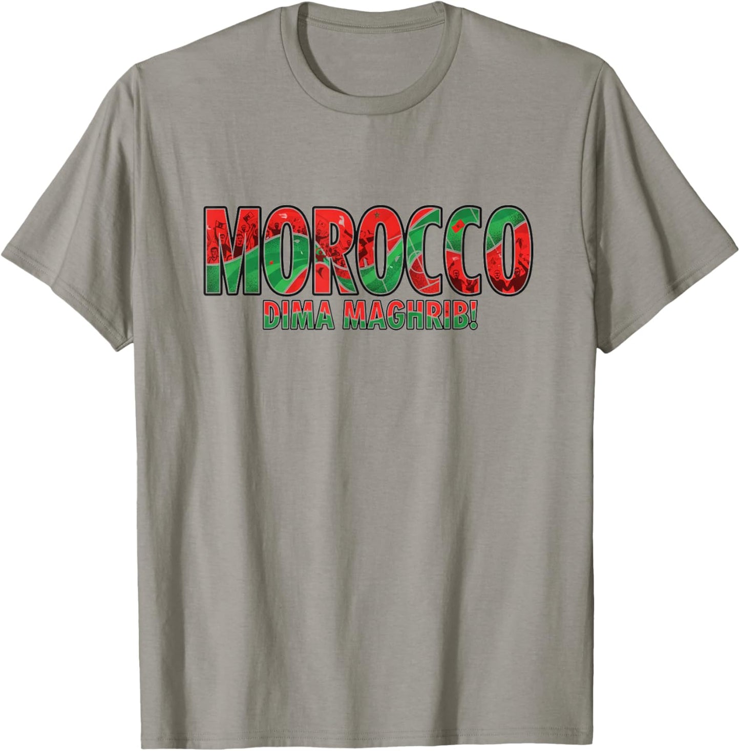Maroc Dima Maghrib Maillot de Supporter de Football 2026 T-Shirt - T-Shirt | Sand