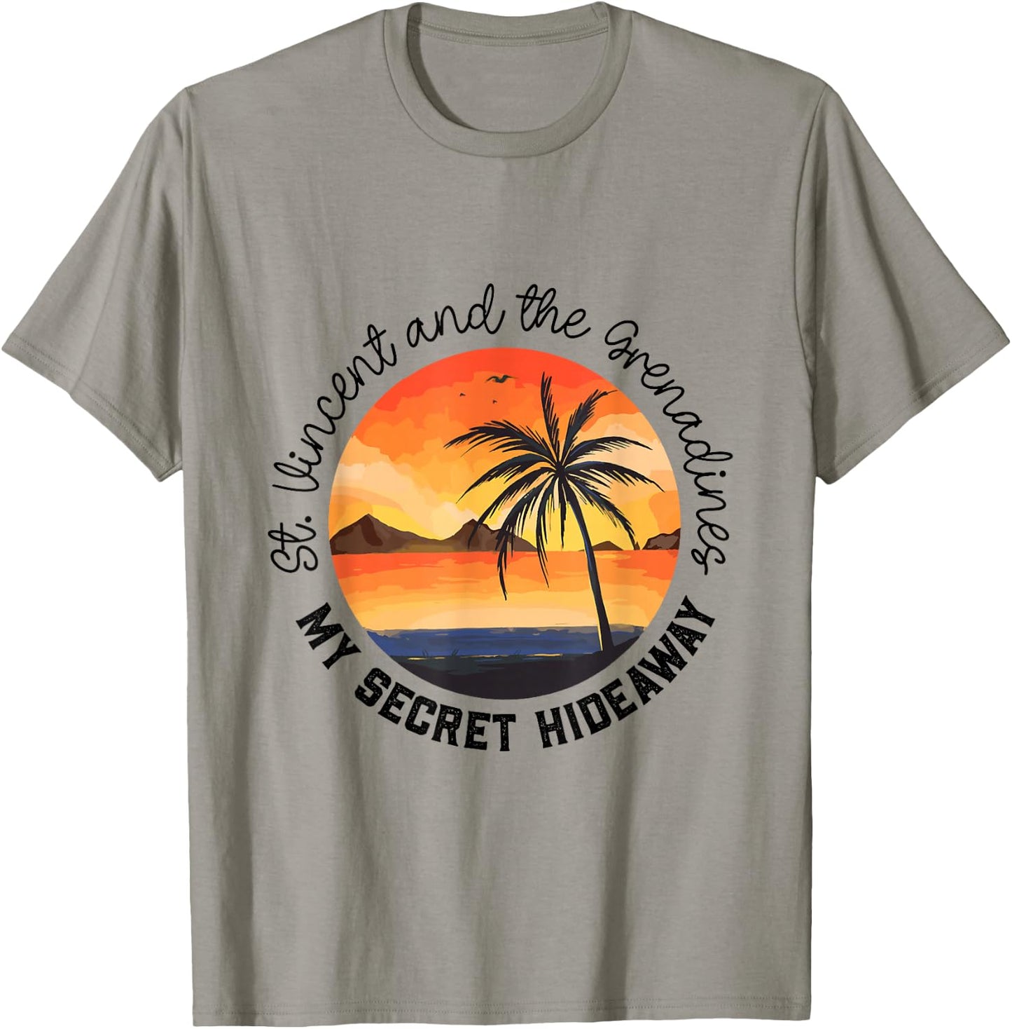 Secret Place St Vincent and the Grenadines T-Shirt - T-Shirt | Sand