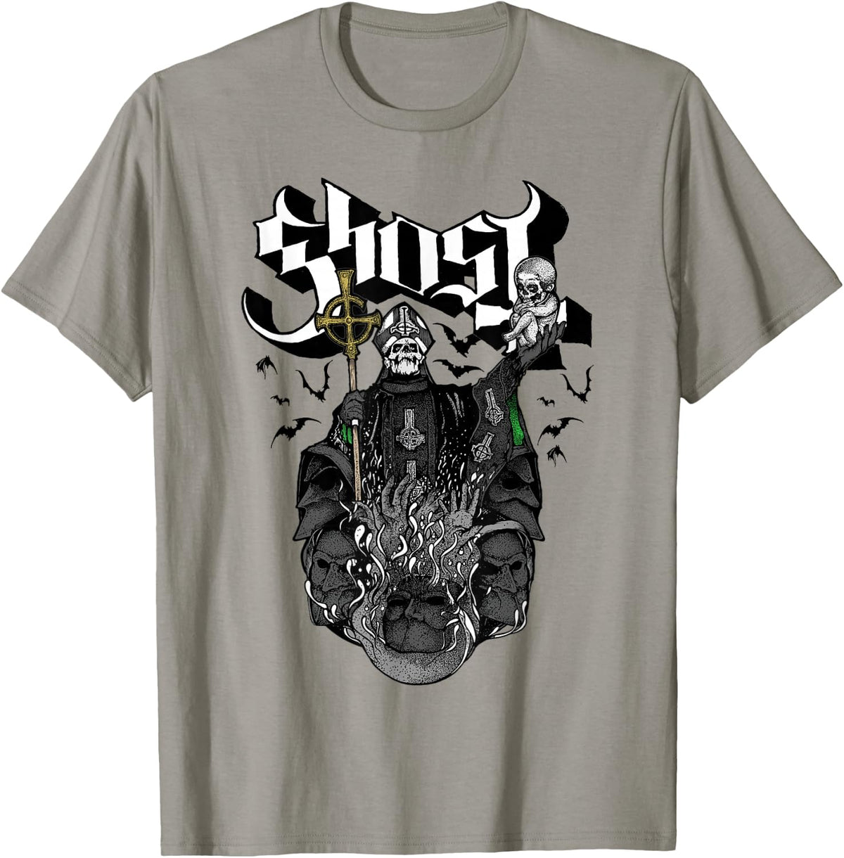 Ghost – Challice on Red T-Shirt - T-Shirt | Sand