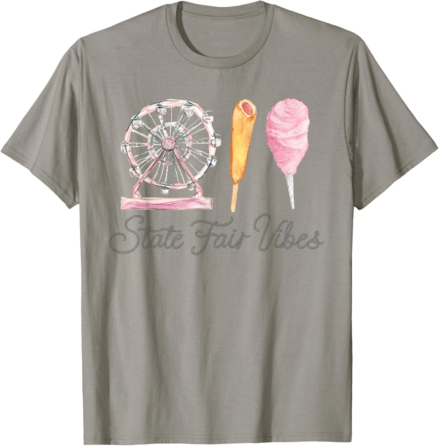 State Fair Vibes, Fair Themed Birthday, Rodeo Outfit T-Shirt - T-Shirt | Sand