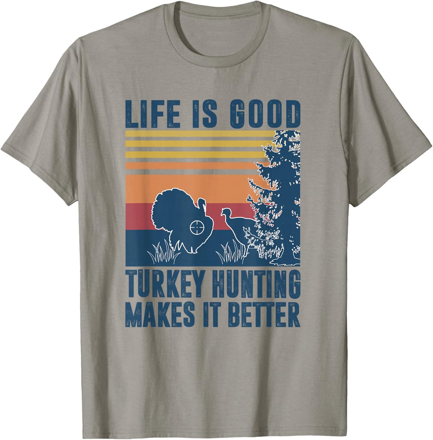 Turkey Hunting Gifts Men Women Wild Turkey Hunter T-Shirt - T-Shirt | Sand