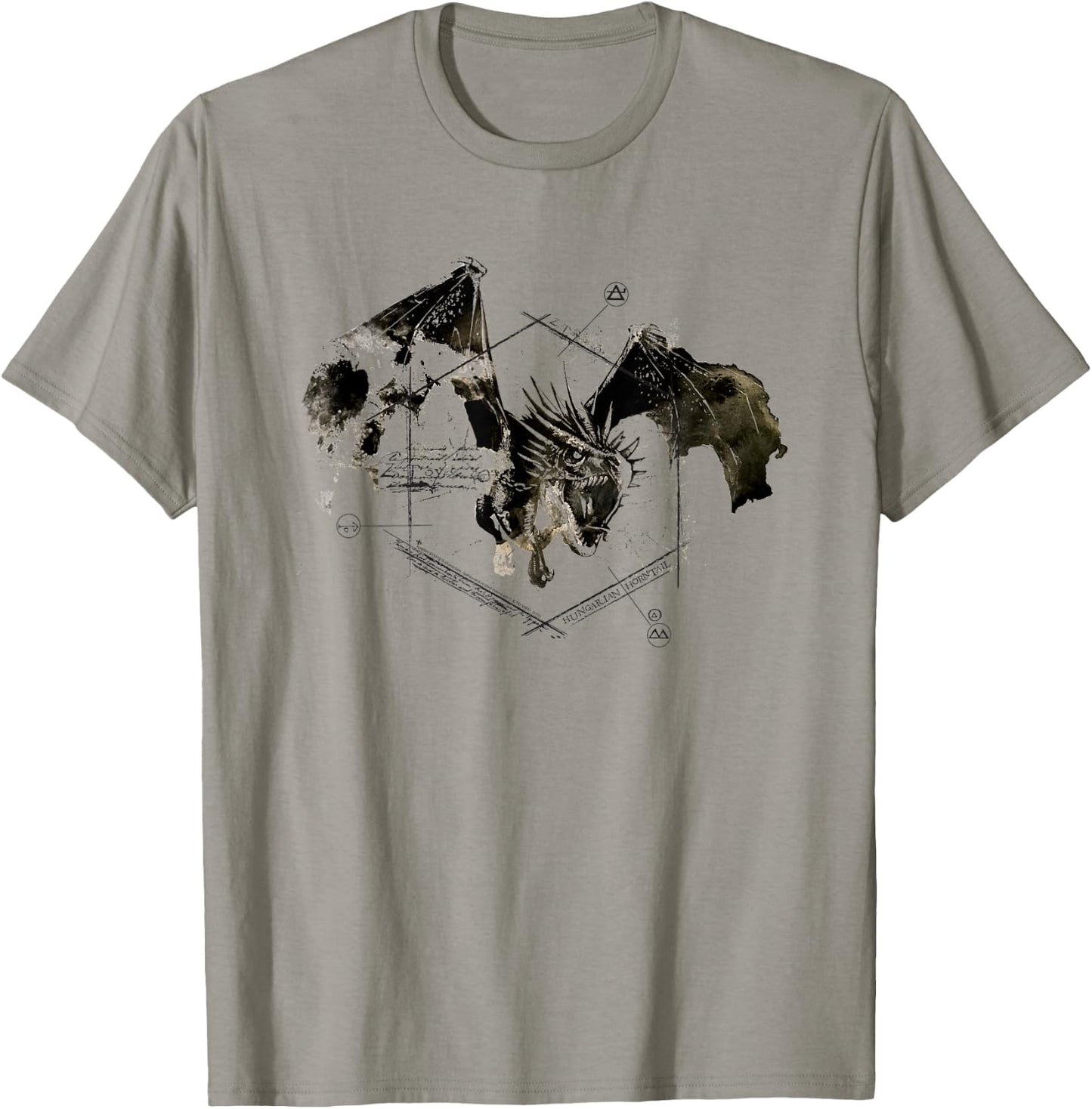 Harry Potter Hungarian Horntail T-Shirt - T-Shirt | Sand
