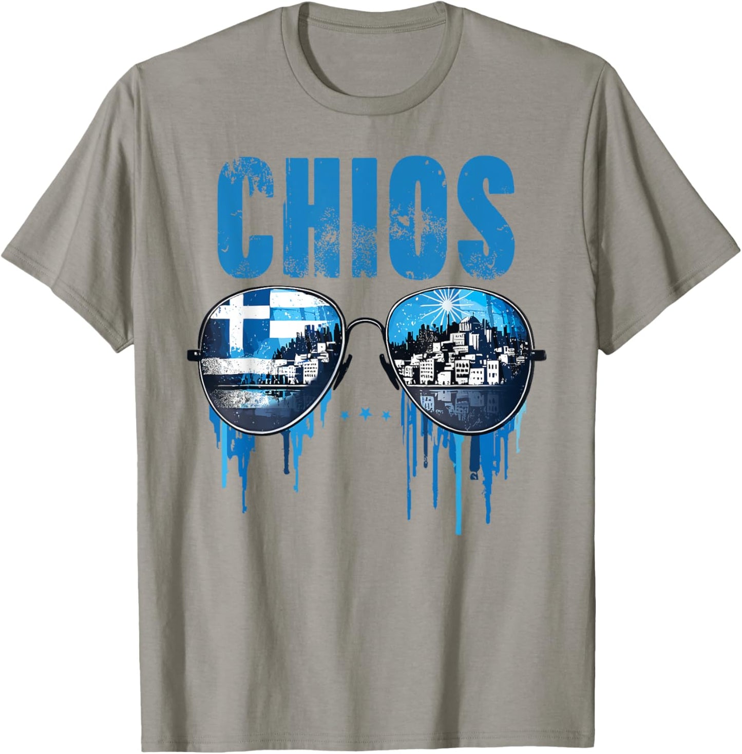 Chios Retro Sunglasses T-Shirt - T-Shirt | Sand