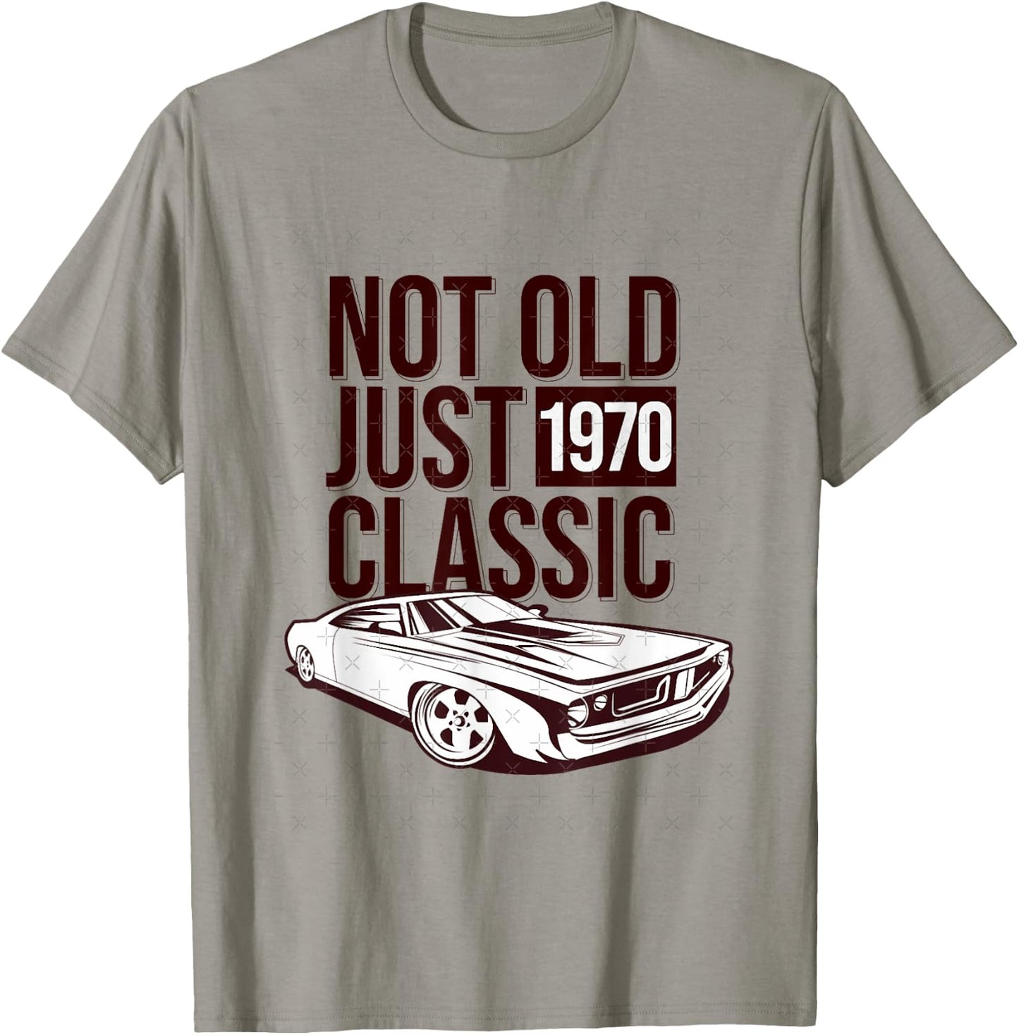 1970 Cuda Plymouth Barracuda Not Old Just Classic Car T-Shirt - T-Shirt | Sand