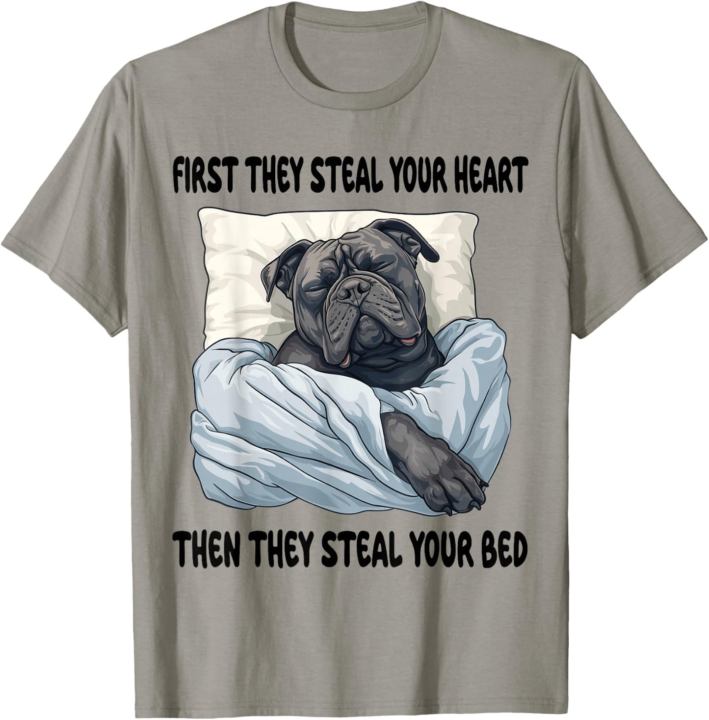 Cane Corso Sleeping Pajamas Nightgown T-Shirt - T-Shirt | Sand