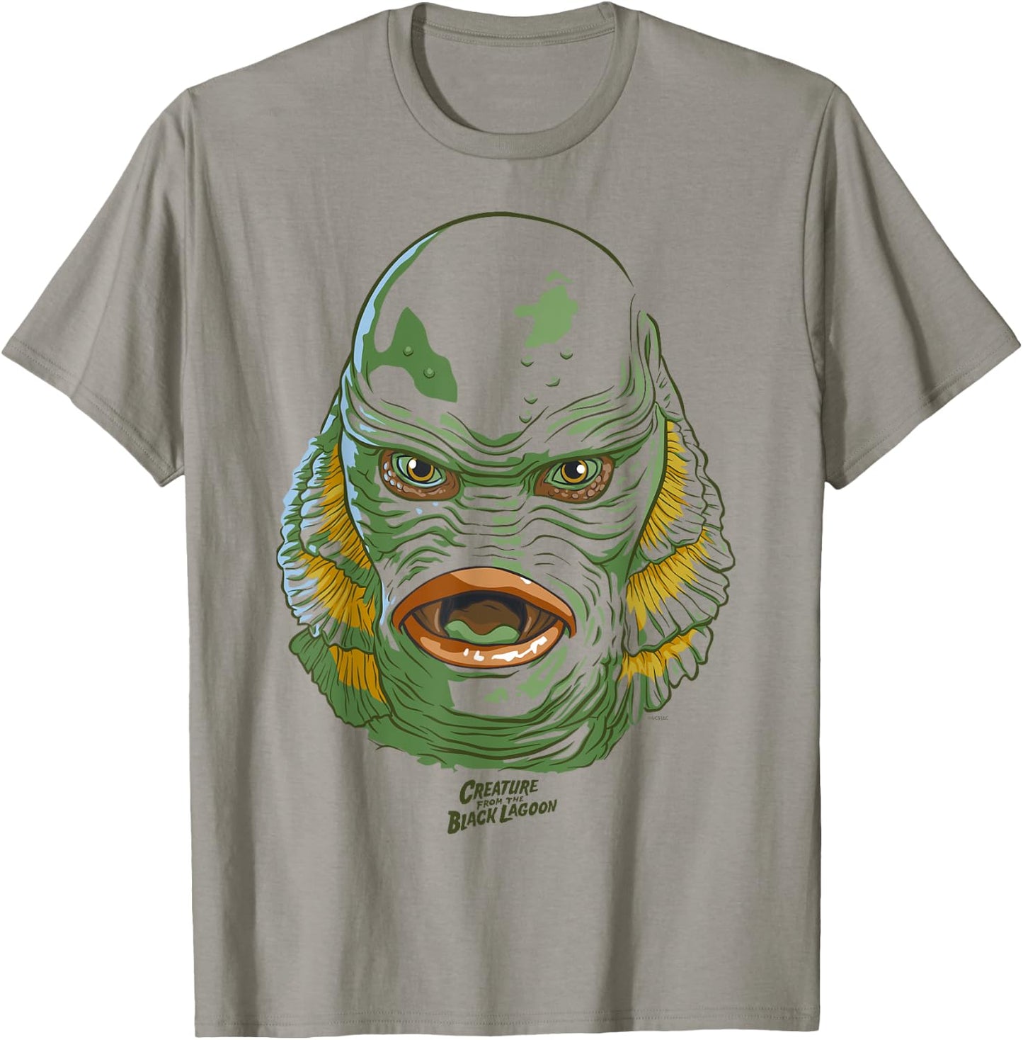 Universal Monsters Creature from the Black Lagoon Big Face T-Shirt - T-Shirt | Sand