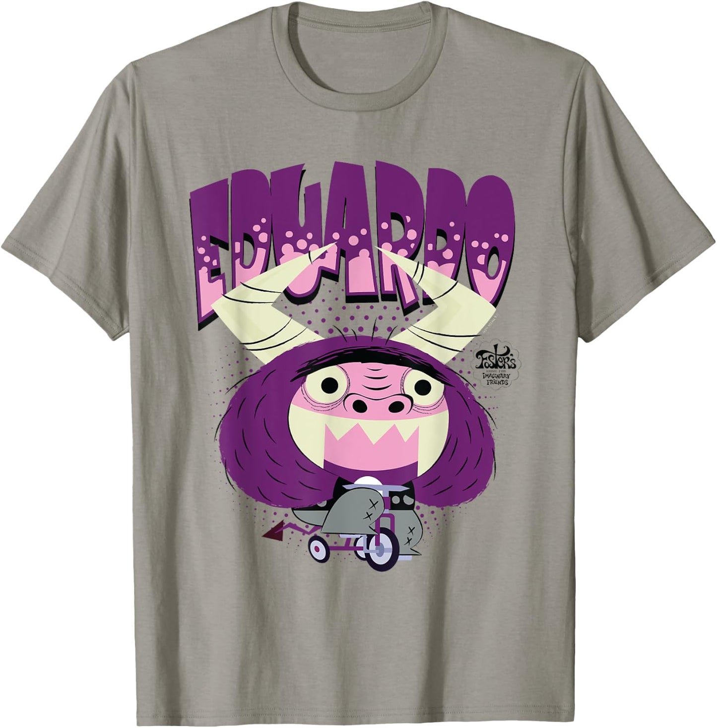 Foster's Home for Imaginary Friends Eduardo Biking T-Shirt - T-Shirt | Sand