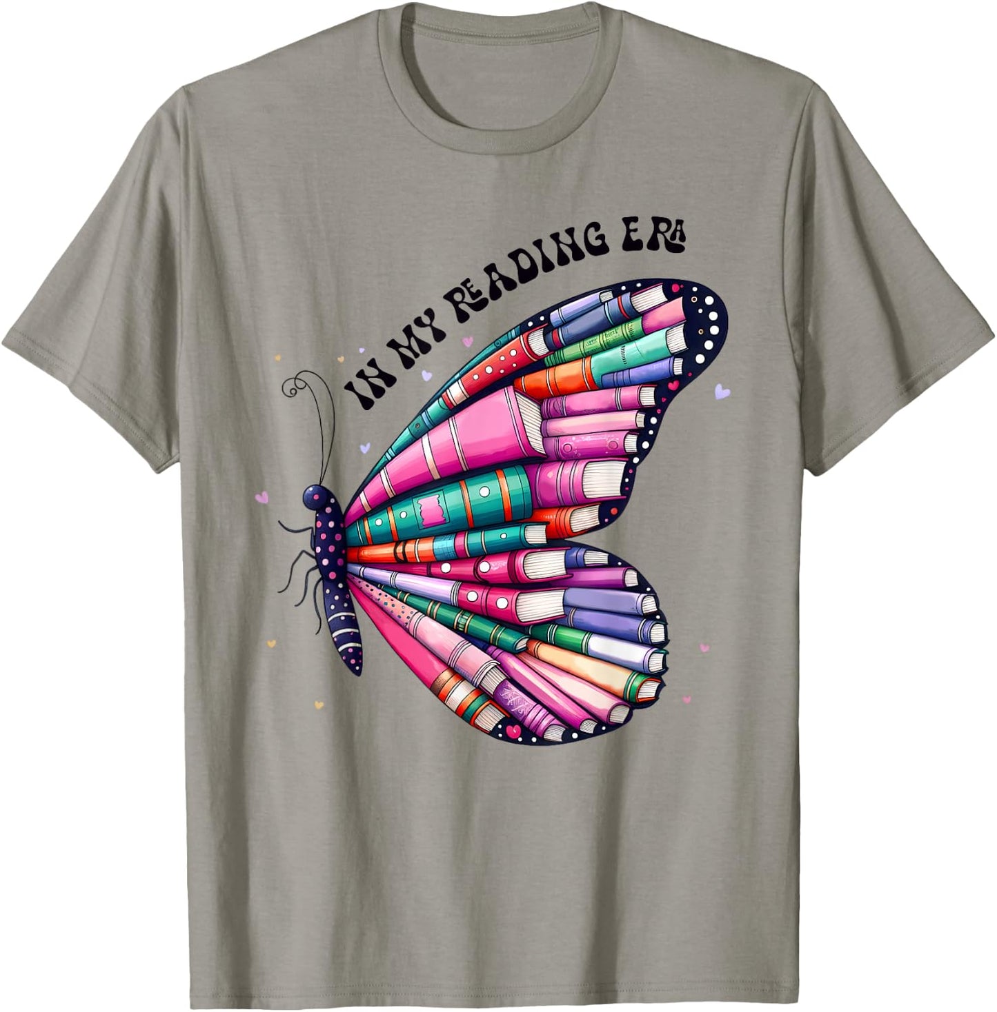 In My Reading Era Shirt,Book Shelf In My Reading Era Teacher T-Shirt - T-Shirt | Sand