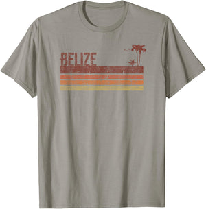 Belize Vintage 70s 80s Vacation T-Shirt - T-Shirt | Sand