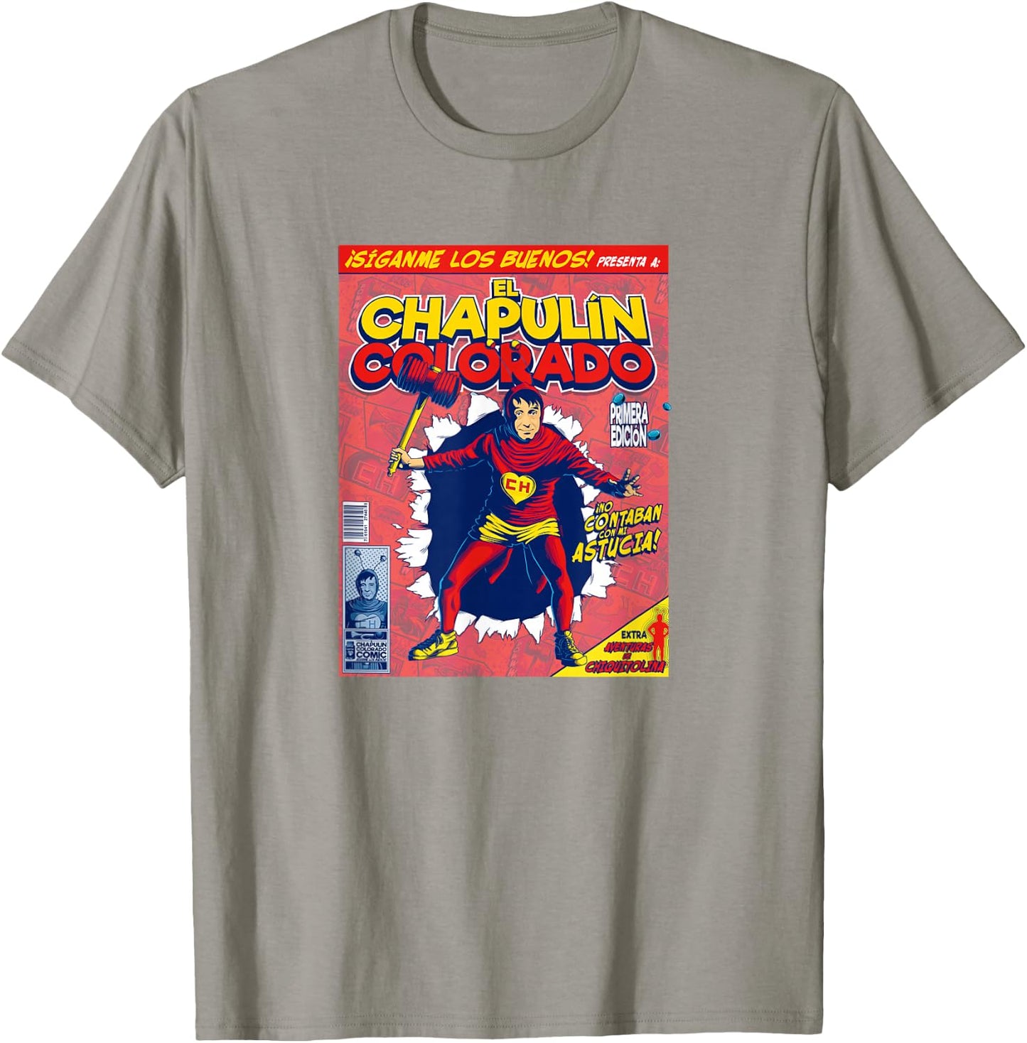 Chapulin Colorado - Fun Desings for Kids, Teen, Women & Men T-Shirt - T-Shirt | Sand