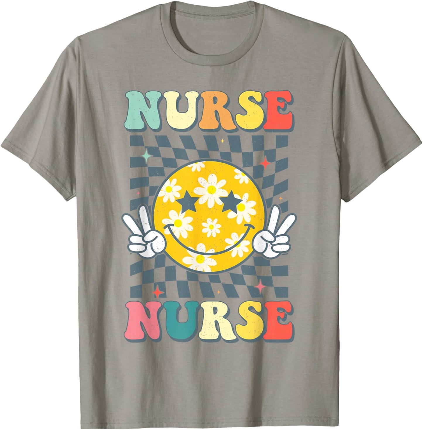 Groovy Nurse Shirt Women Future Nurse Appreciation Nursing T-Shirt - T-Shirt | Sand