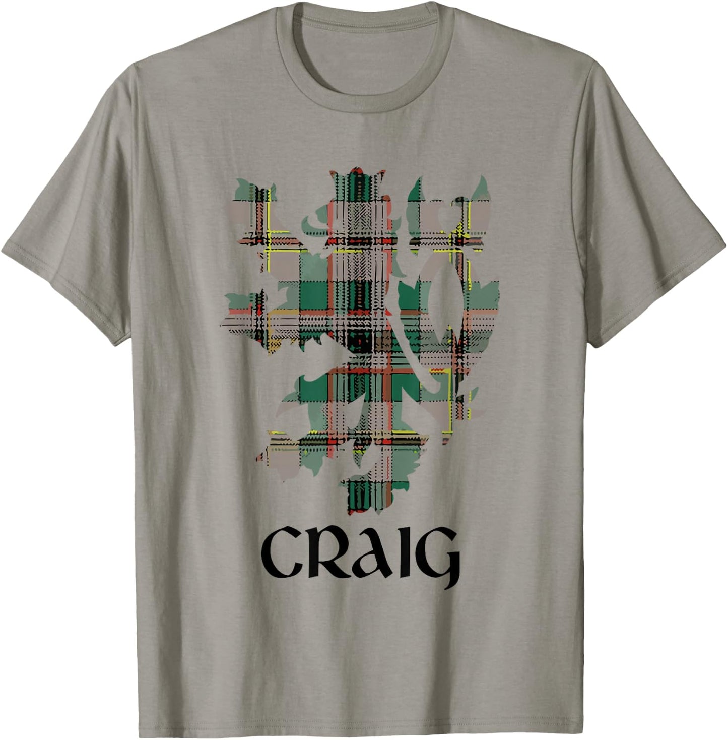 Clan Craig Tartan Scottish Family Name Scotland Pride T-Shirt - T-Shirt | Sand
