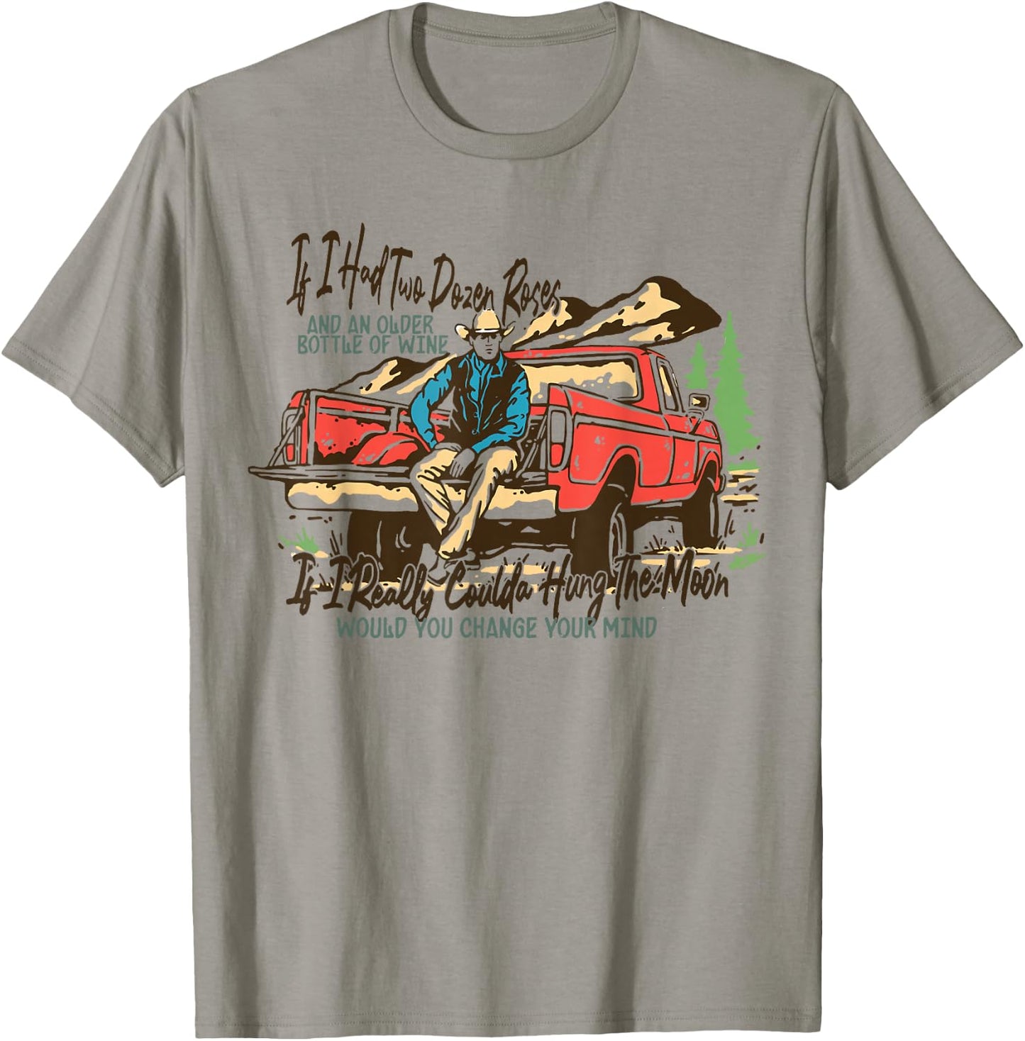 Vintage 80s Country Music Western Cowboy T-Shirt - T-Shirt | Sand