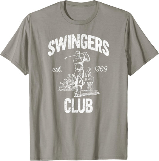 Swingers Club golf clubs funny golf Sarcastic Golfing men T-Shirt - T-Shirt | Sand