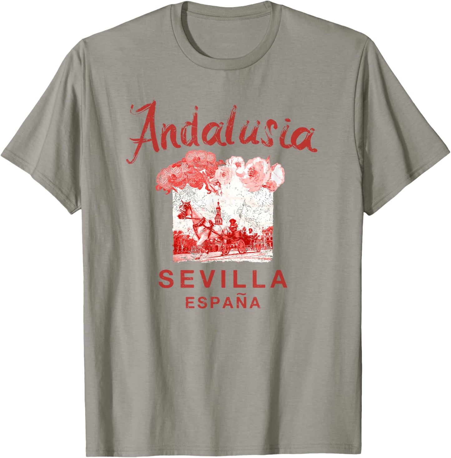 SPAIN Seville Sevilla ESPANA Andalusia Vintage Graphic T-Shirt - T-Shirt | Sand