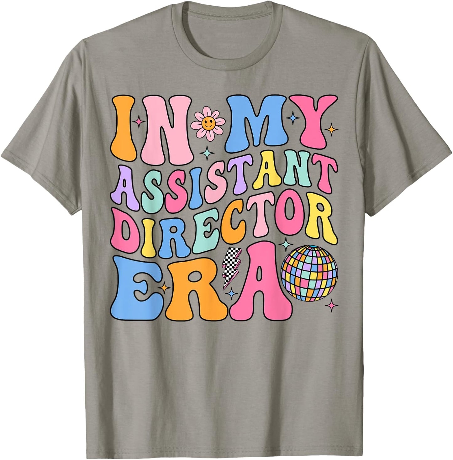 Groovy In My Assistant Director Era T-Shirt - T-Shirt | Sand