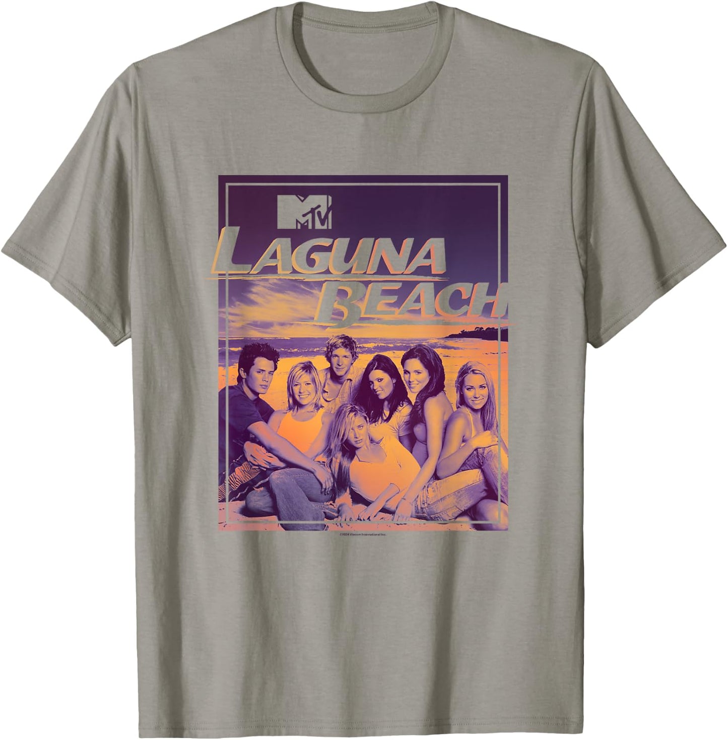 Laguna Beach Distressed MTV Reality Cast Poster T-Shirt - T-Shirt | Sand